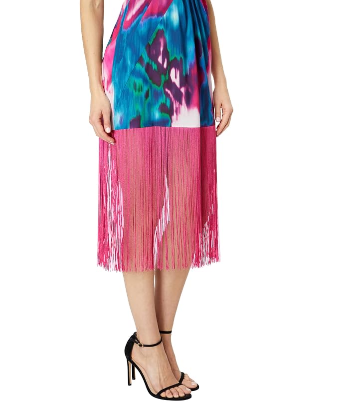 ONE33 Social Pleated Front Fringe Dress - Image 3