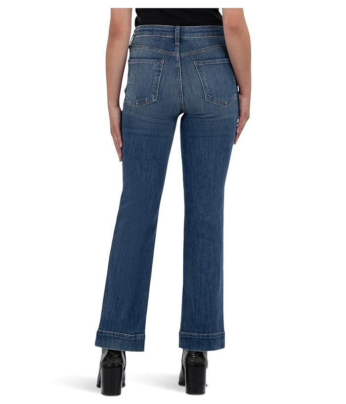 KUT from the Kloth Kelsey High Rise Fab Ab Ankle Flare With Wide Hem - Image 2