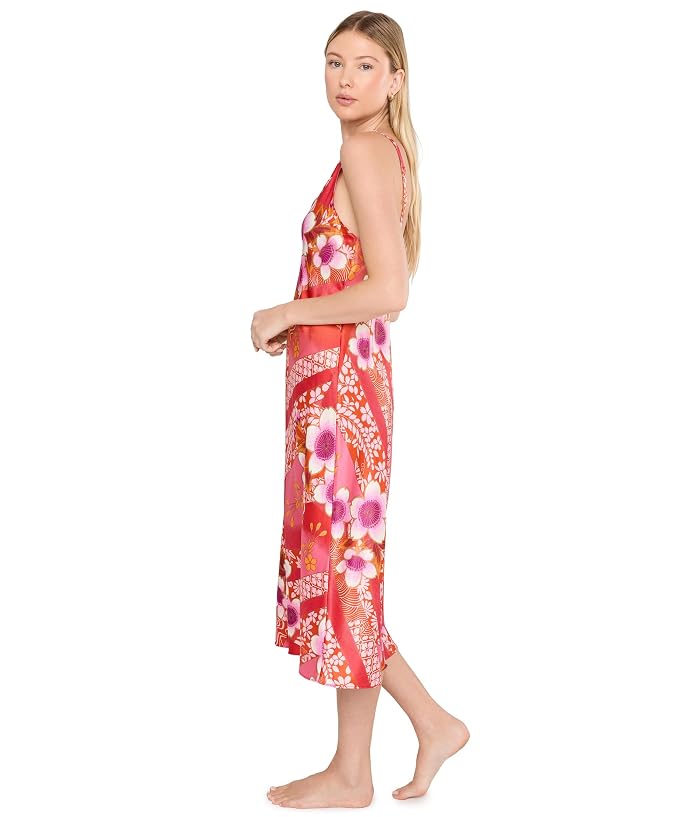 N by Natori Magnolia Printed Satin Gown - Image 3