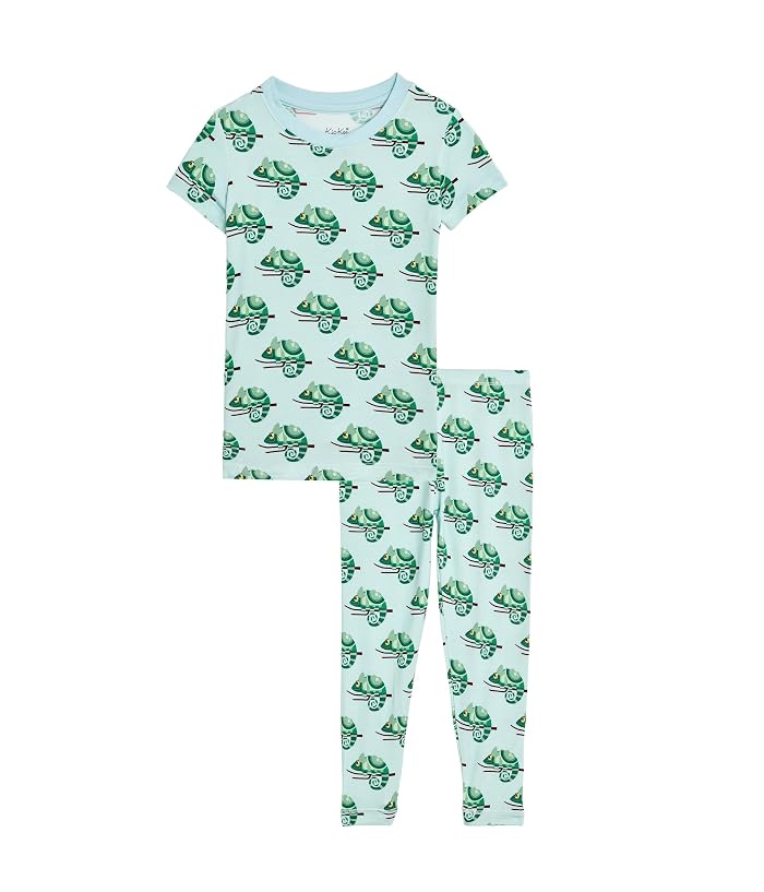 Kickee Pants Kids Print Short Sleeve Pajama Set (Little Kid/Big Kid) - Image 4