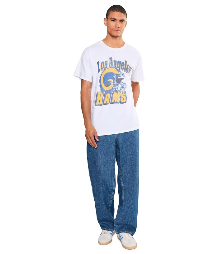 Junk Food Clothing NFL Los Angeles Rams Throwback Helmet Tee - Image 2