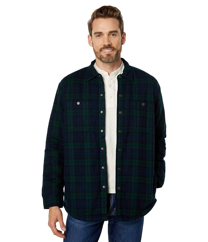 L.L.Bean Sherpa Lined Scotch Plaid Shirt Long Sleeve Regular
