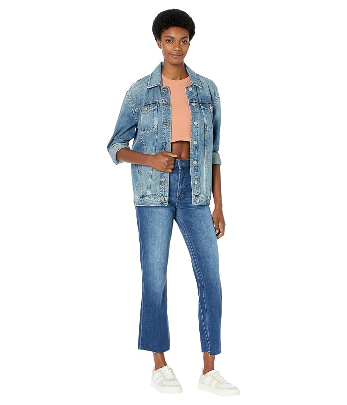 KUT from the Kloth Kelsey Mid Rise Fab Ab Ankle Flare - Image 4