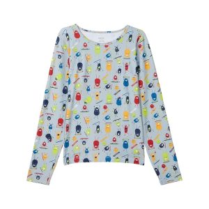Hot Chillys Kids Originals Print Crew Neck (Little Kids/Big Kids)