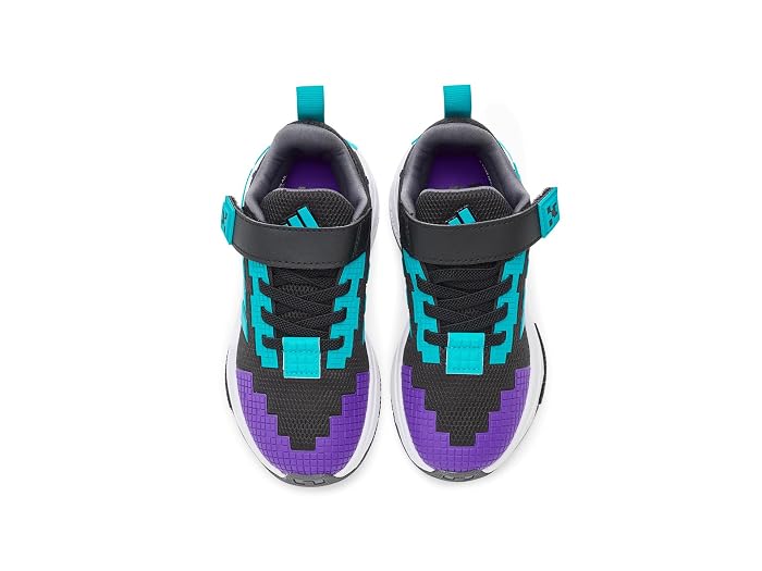adidas Kids x Minecraft Pro Elastic Lace Shoes (Little Kid) - Image 2