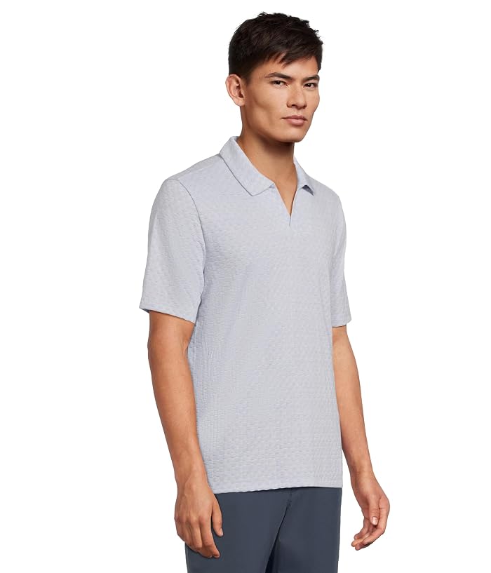 Johnston & Murphy Basket Weave V-Neck Polo - Image 2