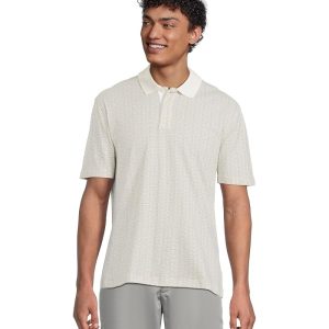 Armani Exchange Micro Allover Printed Pique Polo