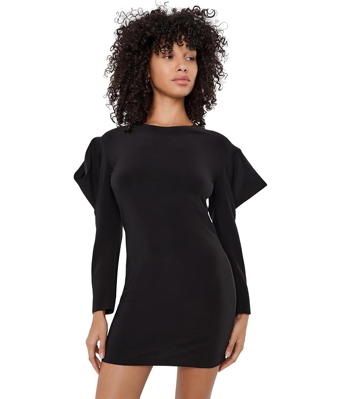 Norma Kamali Wing Sleeve Mini Dress