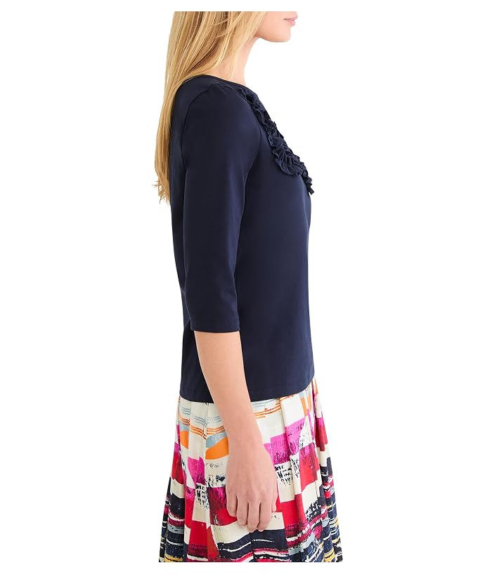 NIC+ZOE Mesh Applique Top - Image 3