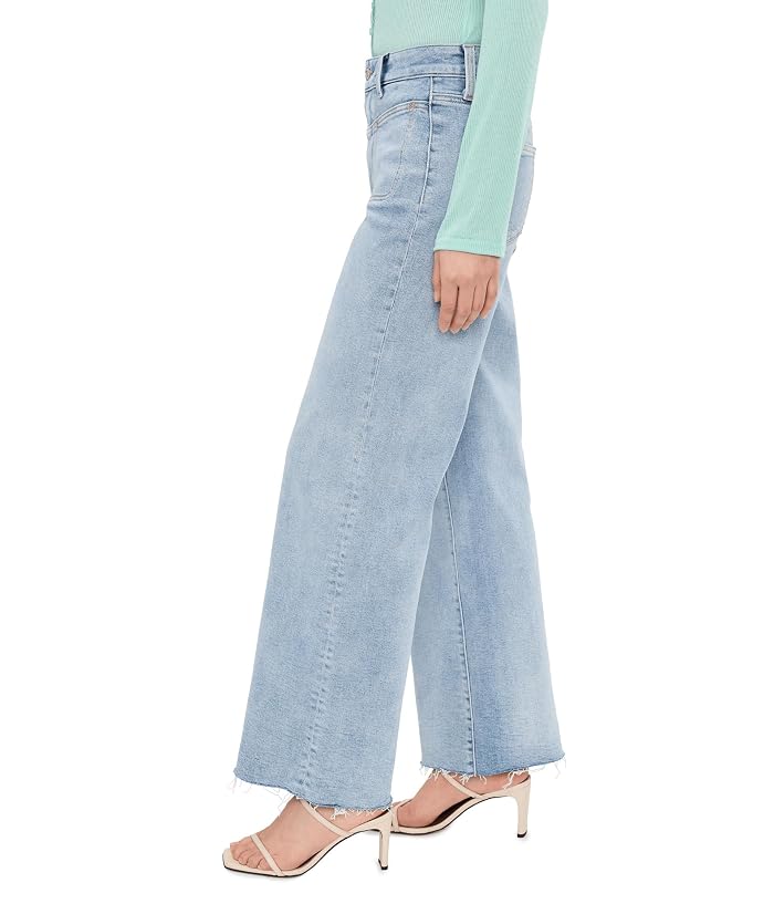 Paige 31" Anessa Front Yoke Stitch Through Pocket Raw Hem in La Belle - Image 3