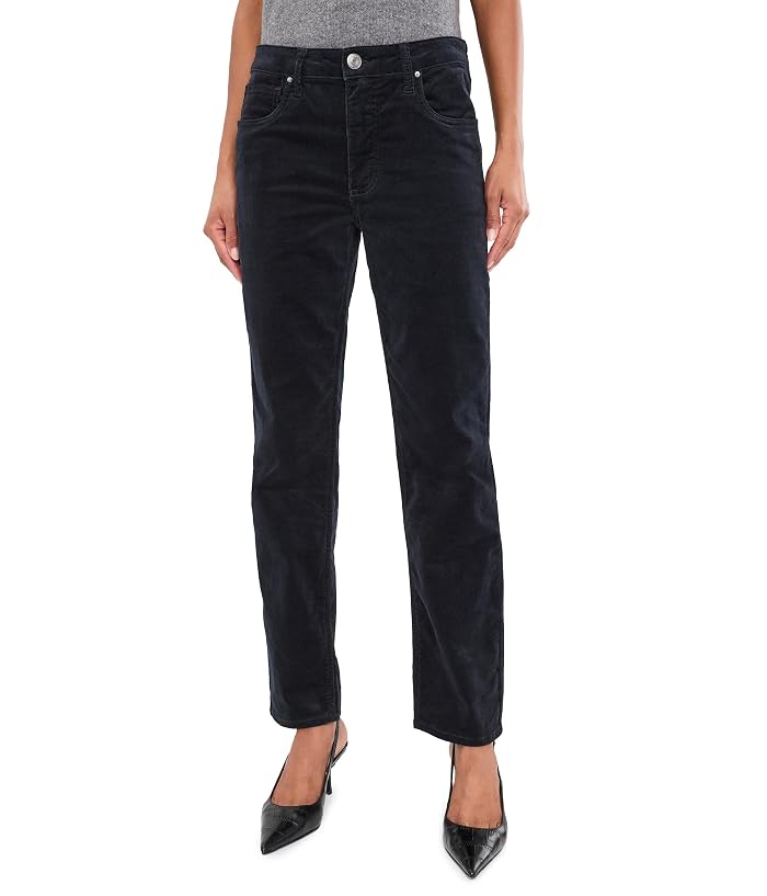 KUT from the Kloth Quinn Corduroy High-Rise Fab Ab Mom Jeans