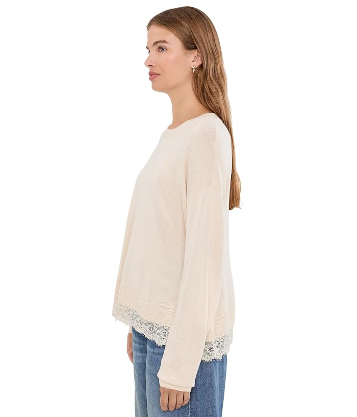 Splendid Georgie Lace Trim Pullover - Image 3