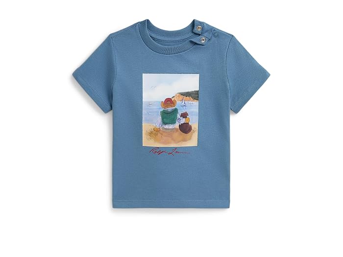 Polo Ralph Lauren Kids Polo Bear Cotton Jersey Tee (Infant) - Image 4