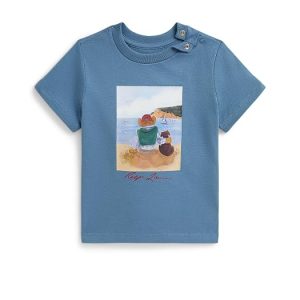 Polo Ralph Lauren Kids Polo Bear Cotton Jersey Tee (Infant)