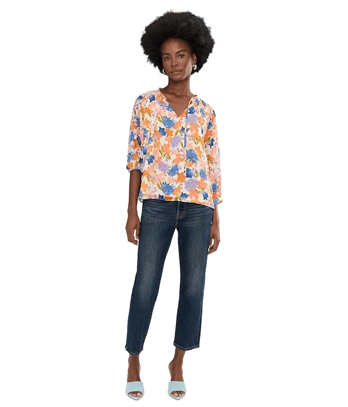 Vince Camuto Tie Neck Peasant Sleeve Blouse with Tie - Image 2