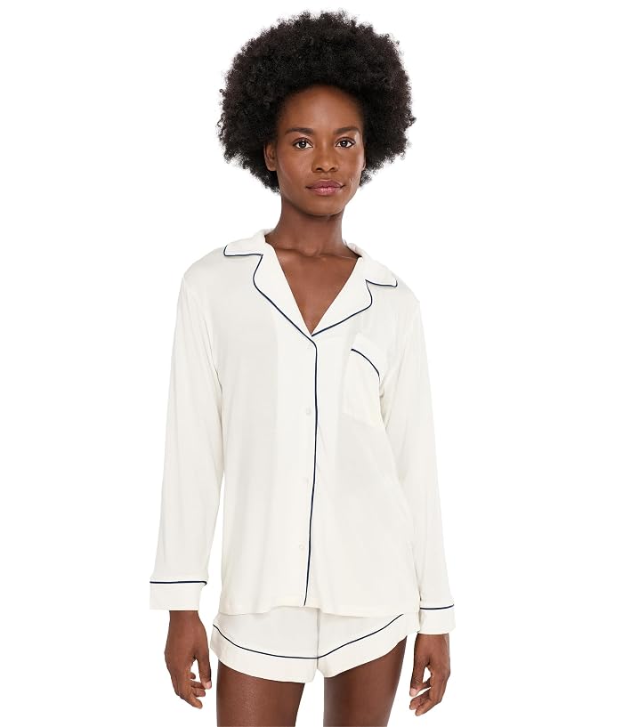 Eberjey Gisele TENCEL™ Modal Long Sleeve & Shorts PJ Set