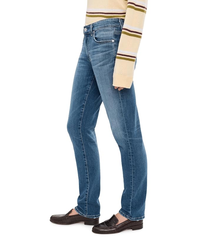 AG Jeans Sandra Low Rise Slim Straight in 10 Years Illiad - Image 3