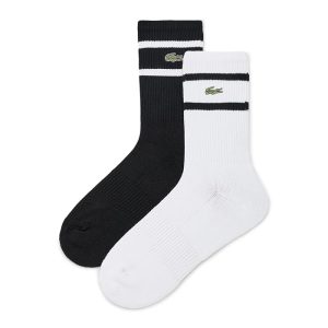 Lacoste 2-Pack Classic Striped Crew Socks