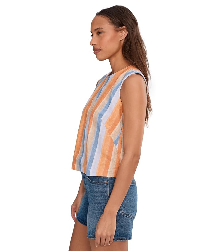 Liverpool Los Angeles Sleeveless Shell Top With Button Back - Image 3