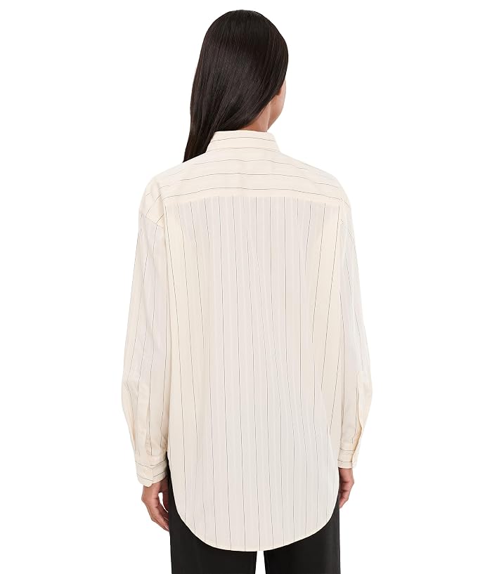 Lauren Ralph Lauren Striped Cotton Broadcloth Shirt - Image 4
