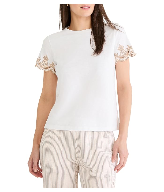 NIC+ZOE Deco Sleeve Cotton Slub Tee