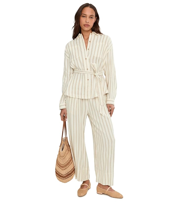 Liverpool Los Angeles Belted Stripe Shacket - Image 2