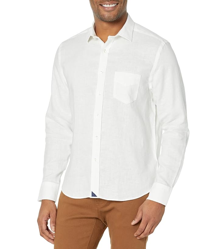 UNTUCKit Wrinkle-Resistant Linen Vin Santo Shirt - Image 3