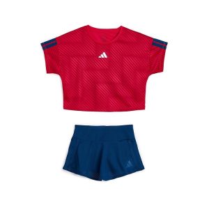 adidas Kids Aop Soccer Top Skort Set (Toddler/Little Kid)