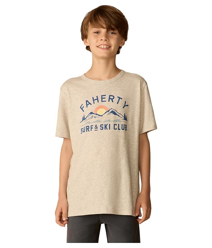 Faherty kids Graphic Surf & Ski Club Tee (Big Kid)