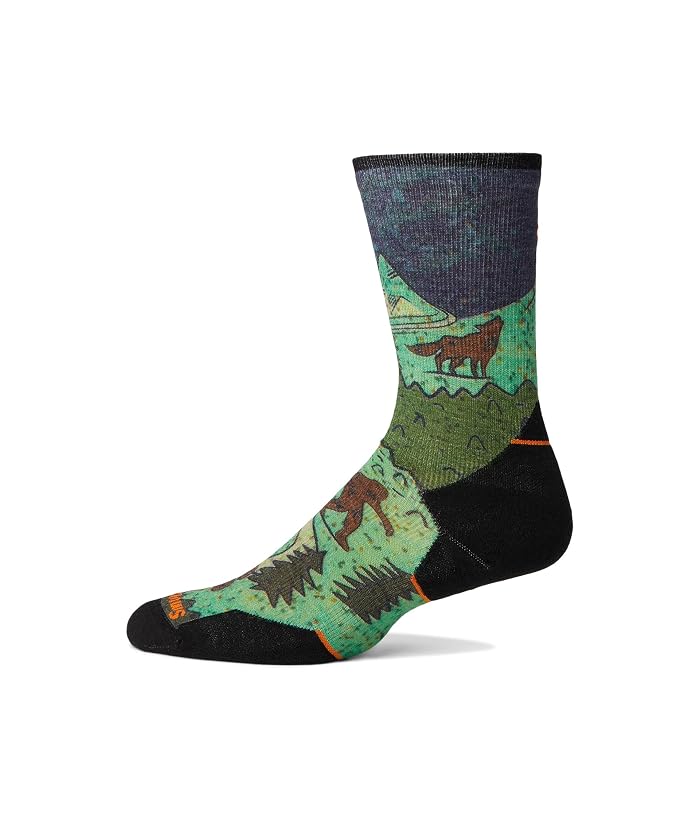 Smartwool Trail Run Targeted Cushion Neature Print Crew Socks