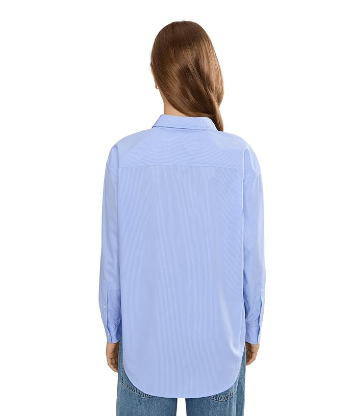 Lauren Ralph Lauren Petite Striped Cotton Broadcloth Shirt - Image 4