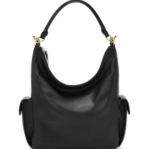 Lauren Ralph Lauren Nappa Leather Large Blaike Shoulder Bag