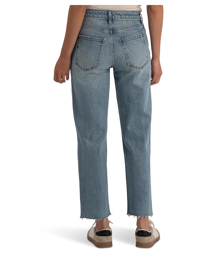 KUT from the Kloth Fay High-rise Ankle Straight Leg- Zipper Fly In Aglow - Image 3