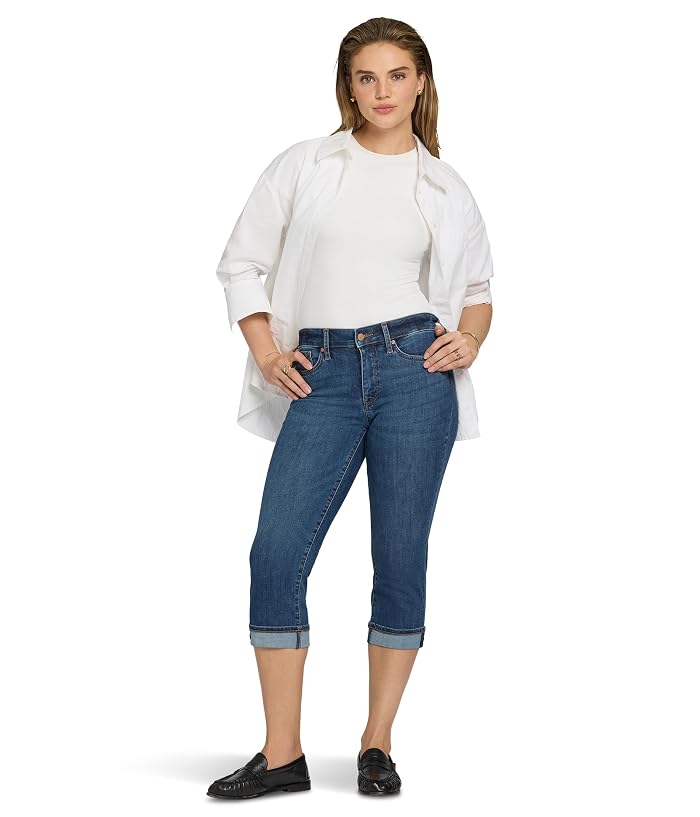 NYDJ Marilyn Crop Cuff Jeans in Sunset Villa - Image 2