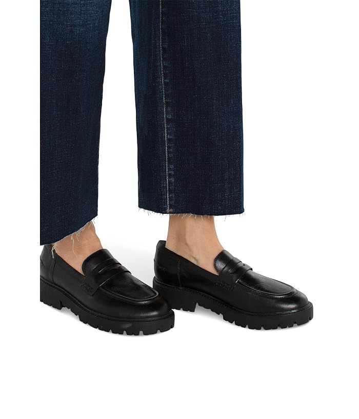 Liverpool Los Angeles Stride Crop Wide Cut Hem Hi-Rise Crosshatch Denim in Eastmoor - Image 3