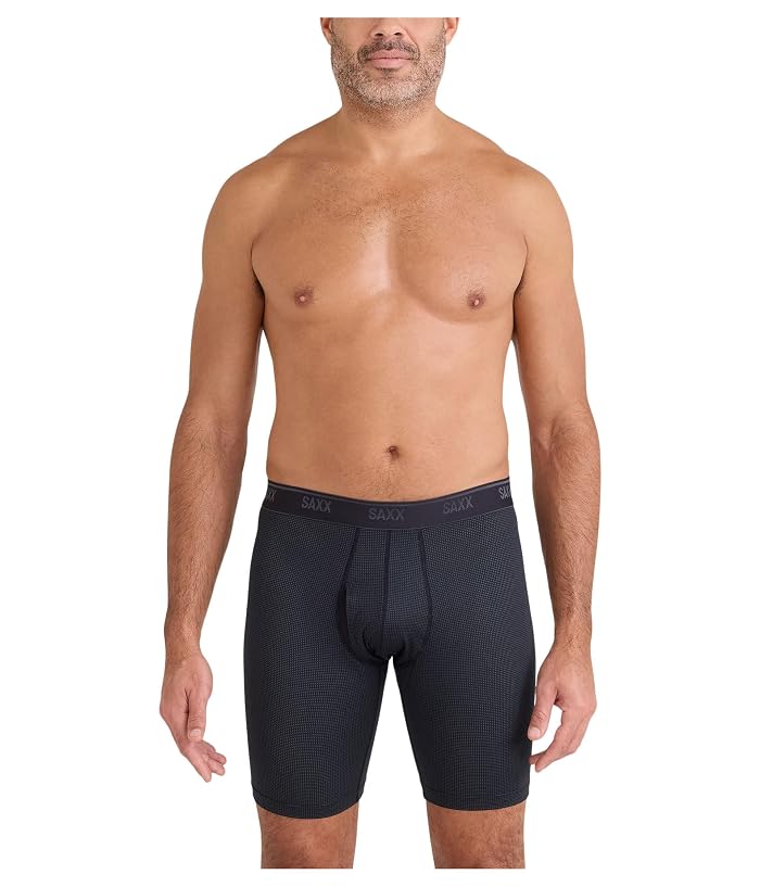 SAXX UNDERWEAR Quest Quick-dry Mesh Long Boxer Brief Fly