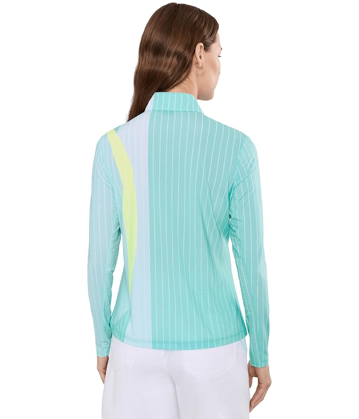 Jamie Sadock Sunsense Slinky Long Sleeve Quarter Zip - Image 4