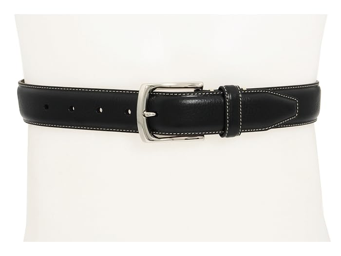 Johnston & Murphy Topstitched Belt