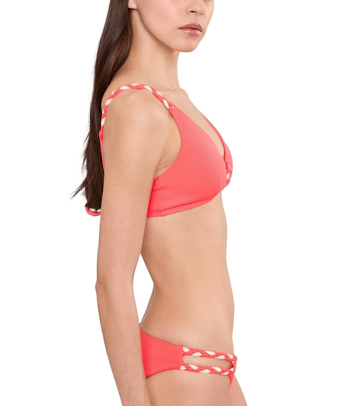 BECCA Modern Edge Rib Gidget Over The Shoulder Bralette - Image 3