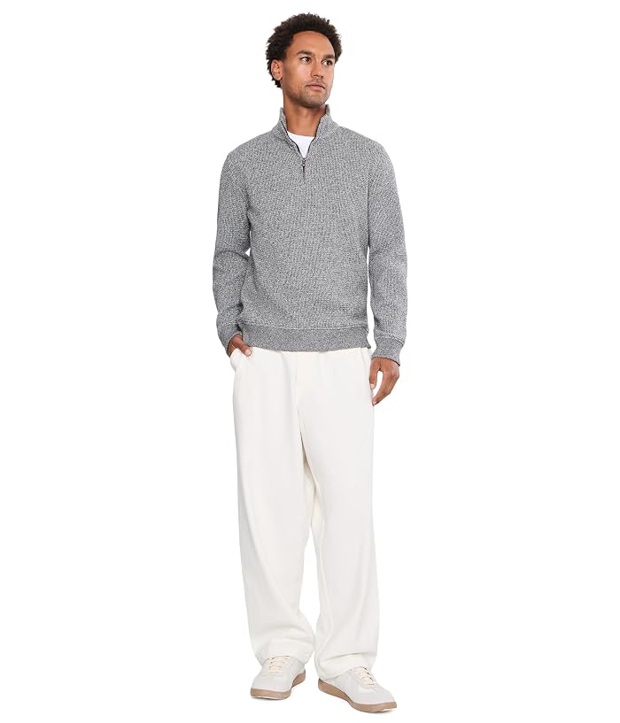 Vince Brushed Waffle 1/4 Zip - Image 2
