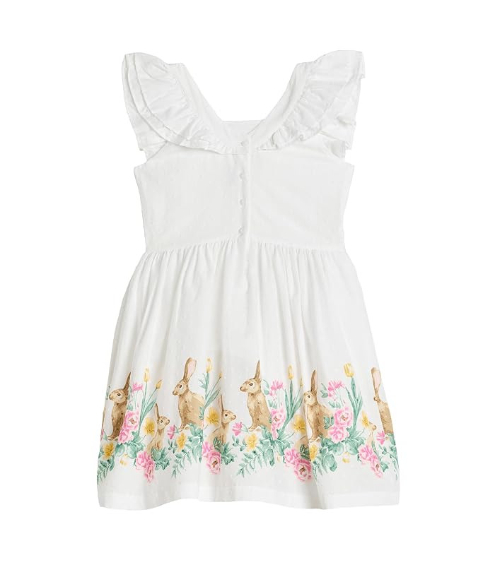 Janie and Jack Bunny Border Dress (Toddler/Little Kid/Big Kid) - Image 2