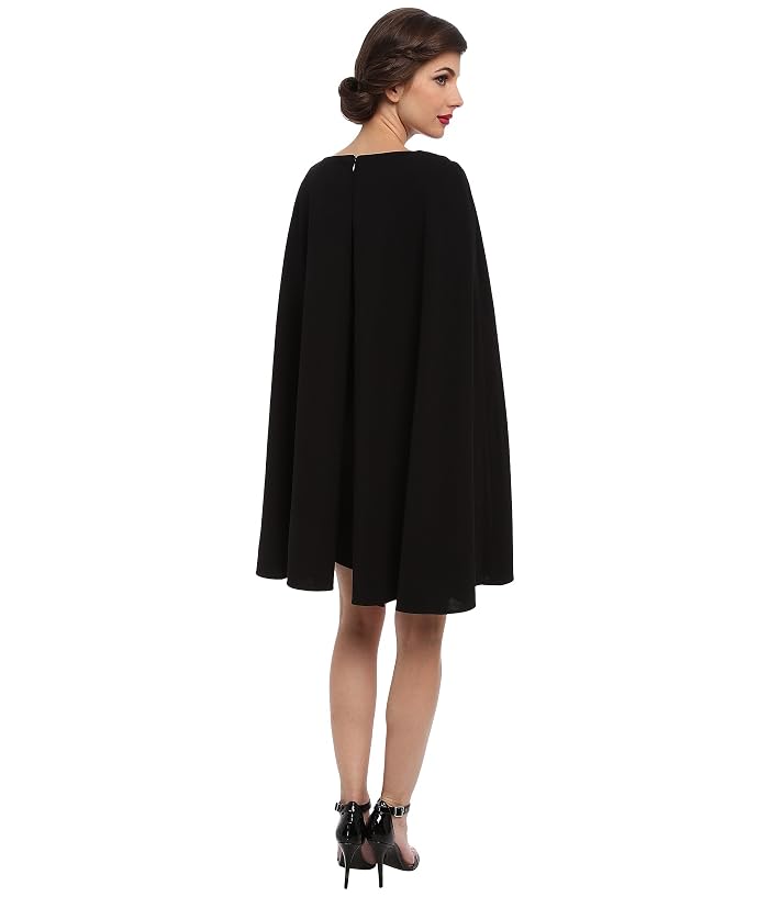 Adrianna Papell Structured Cape Sheath Dress - Image 3