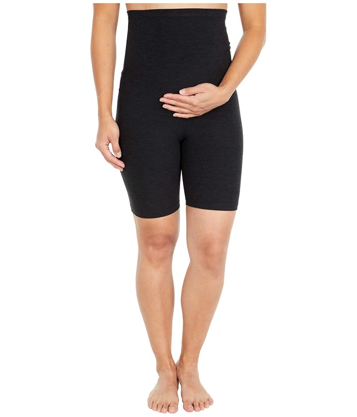 Beyond Yoga Maternity Spacedye Empire Waisted Biker Shorts