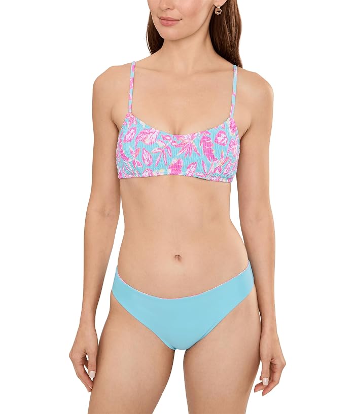 Snapper Rock Kids Tropical Glow Recycled Bikini Bottoms - Image 2