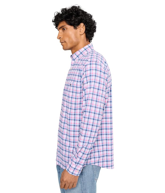 Vineyard Vines Grenadine Check FRWT Performance Shirt - Image 3