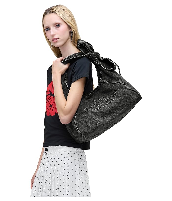 Marc Jacobs The Bow Denim Sack Bag - Image 6