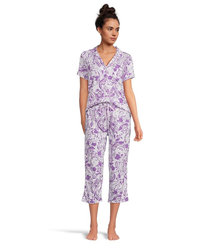Karen Neuburger Two Piece Capri Girlfriend Pajama Set