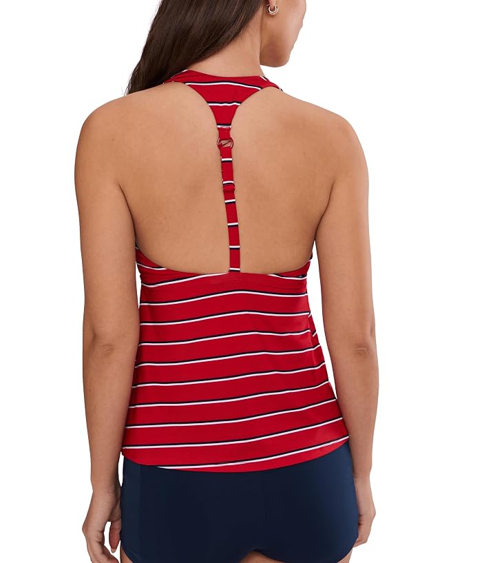 Nike Preppy Pinstripe Square Neck Tankini - Image 4