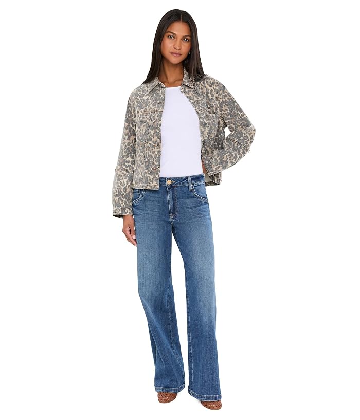 KUT from the Kloth Jeans High-Rise Wide Leg Dip Scoop Pockets - Image 2