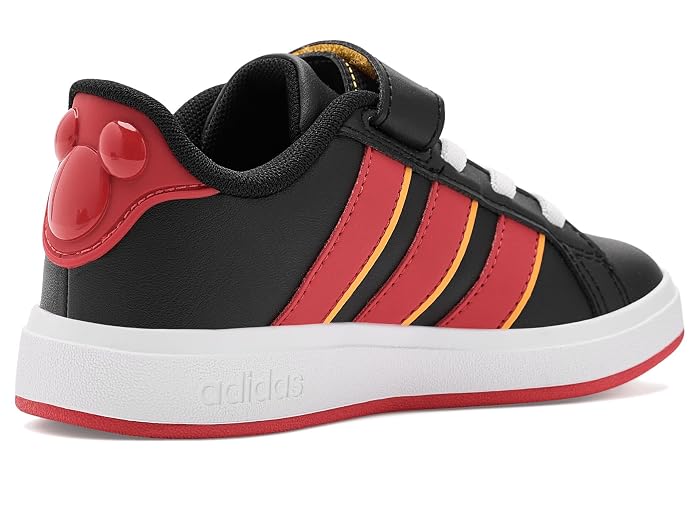 adidas Kids Disney Grand Court Elastic Lace & Strap (Little Kid/Big Kid) - Image 3
